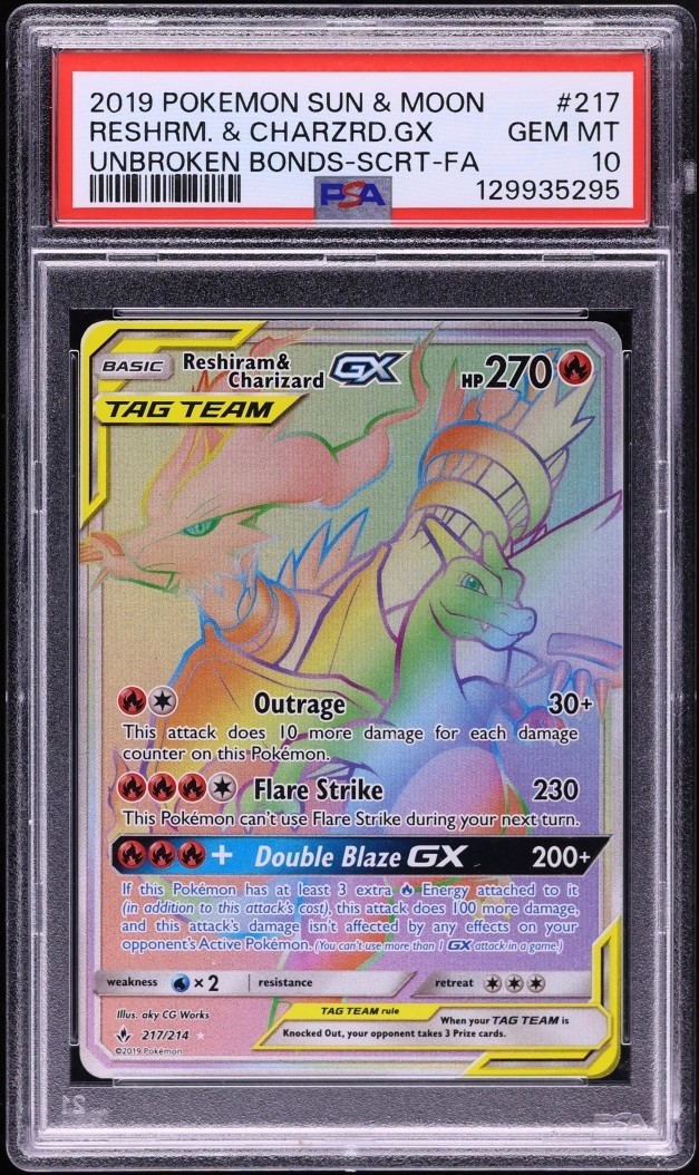 Reshiram & Charizard GX