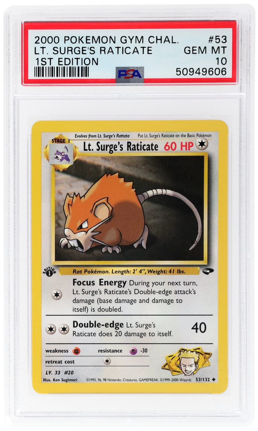 Lt. Surge's Raticate