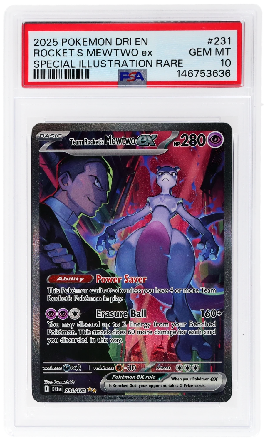 ROCKET'S MEWTWO ex