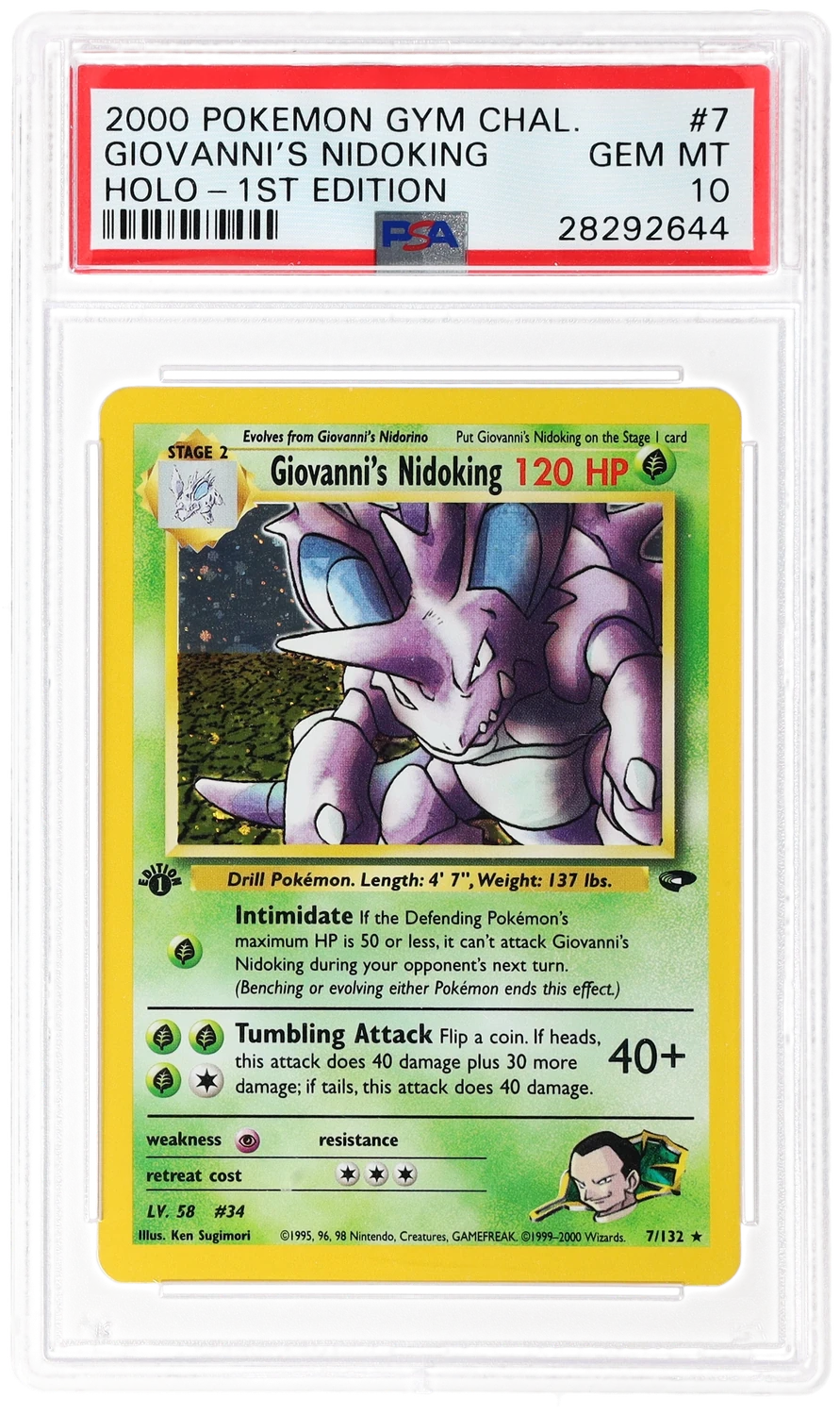 Giovanni's Nidoking