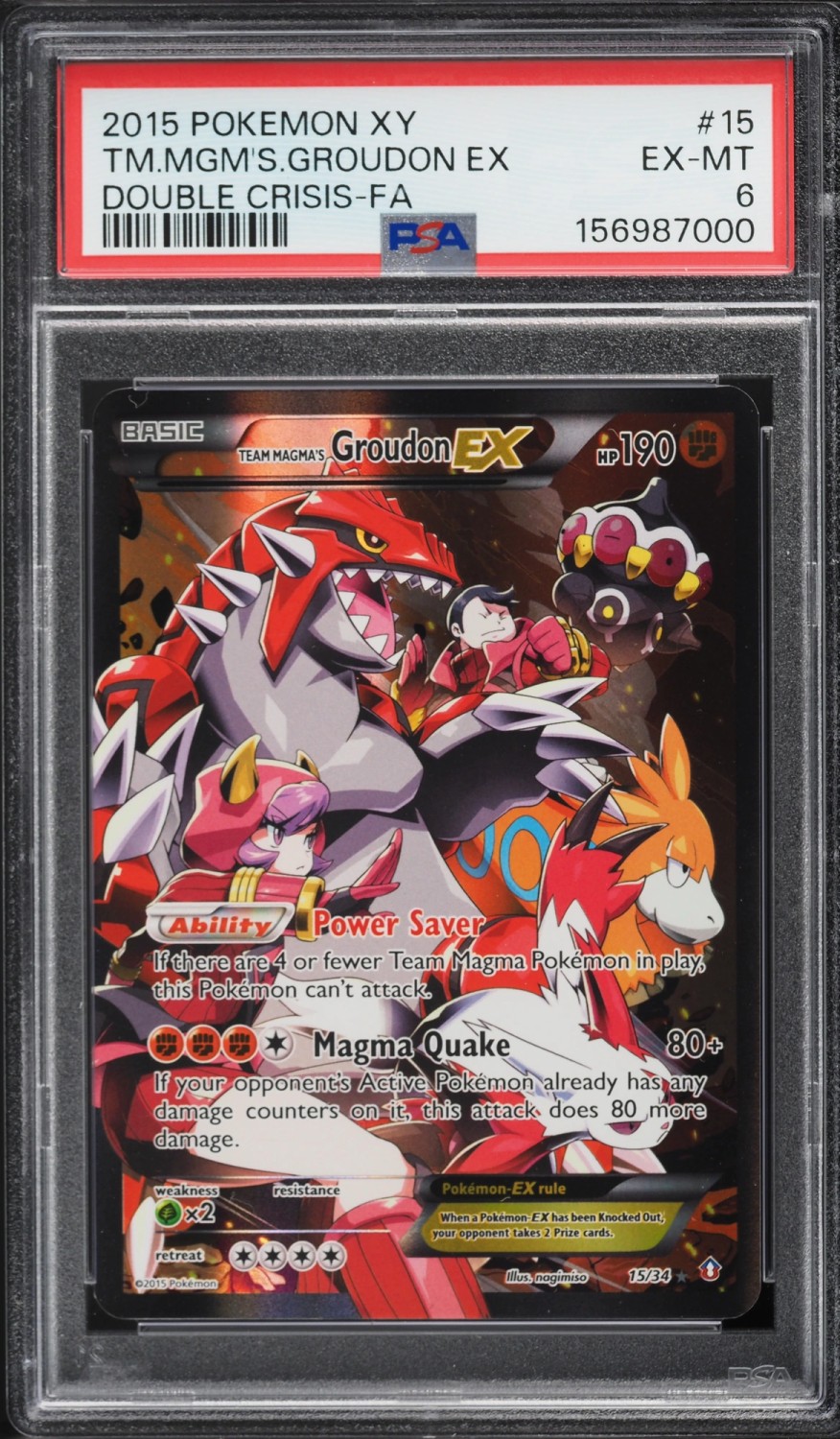 Team Magma's Groudon EX