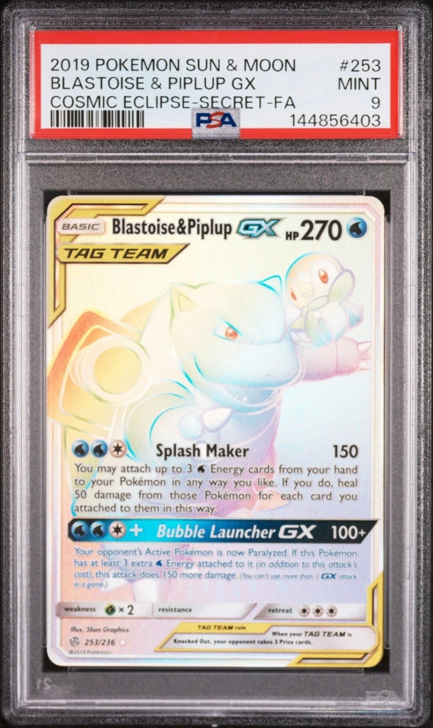 Blastoise & Piplup GX