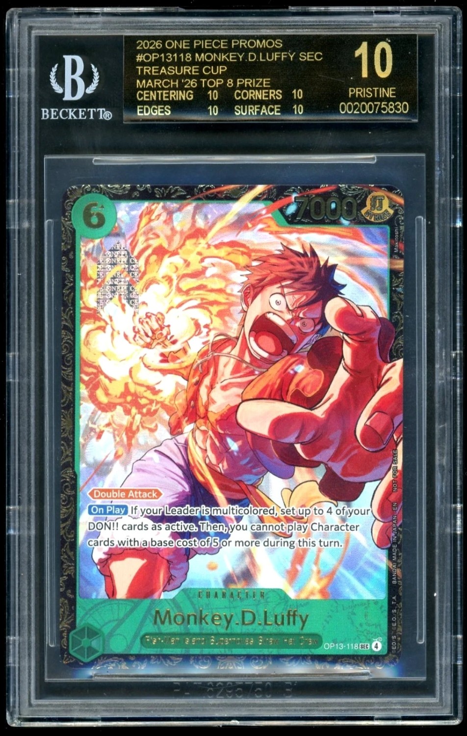Monkey.D.Luffy SEC/(Treasure Cup March '26 Top 8 Prize)