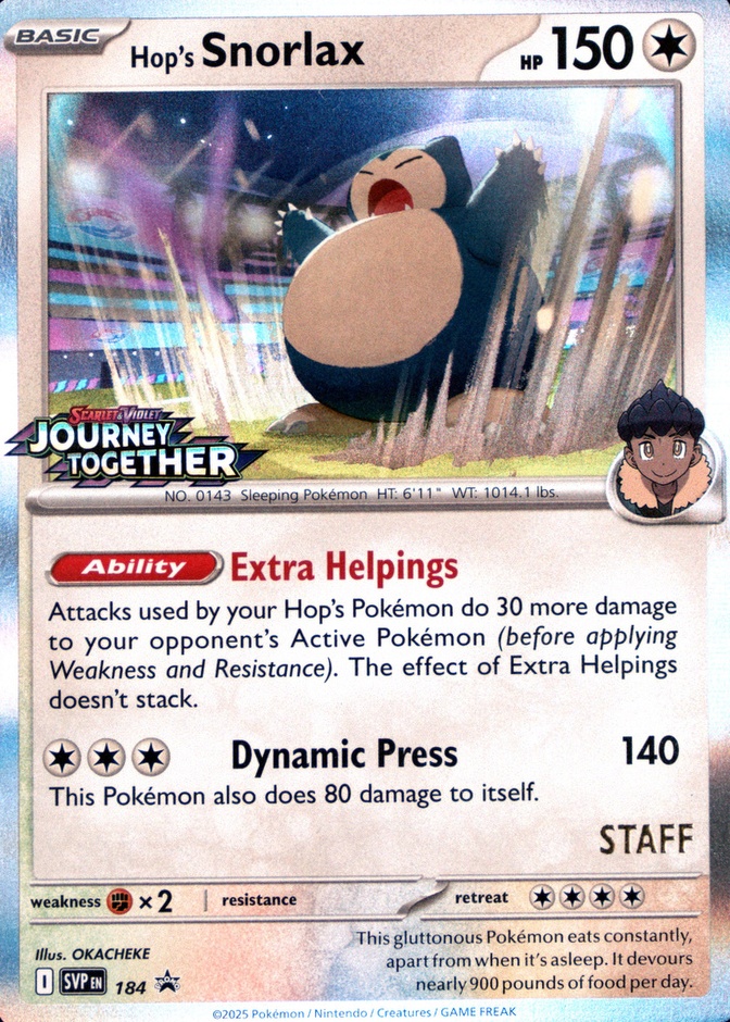 Holo · Prerelease · Journey Staff Together