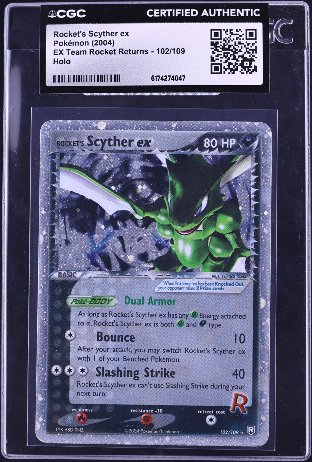 Rocket's Scyther EX