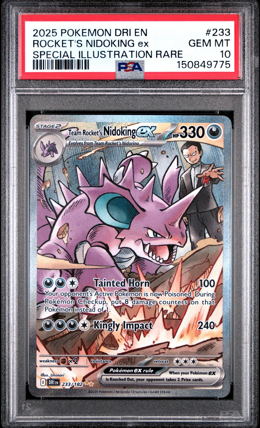 ROCKET'S NIDOKING ex