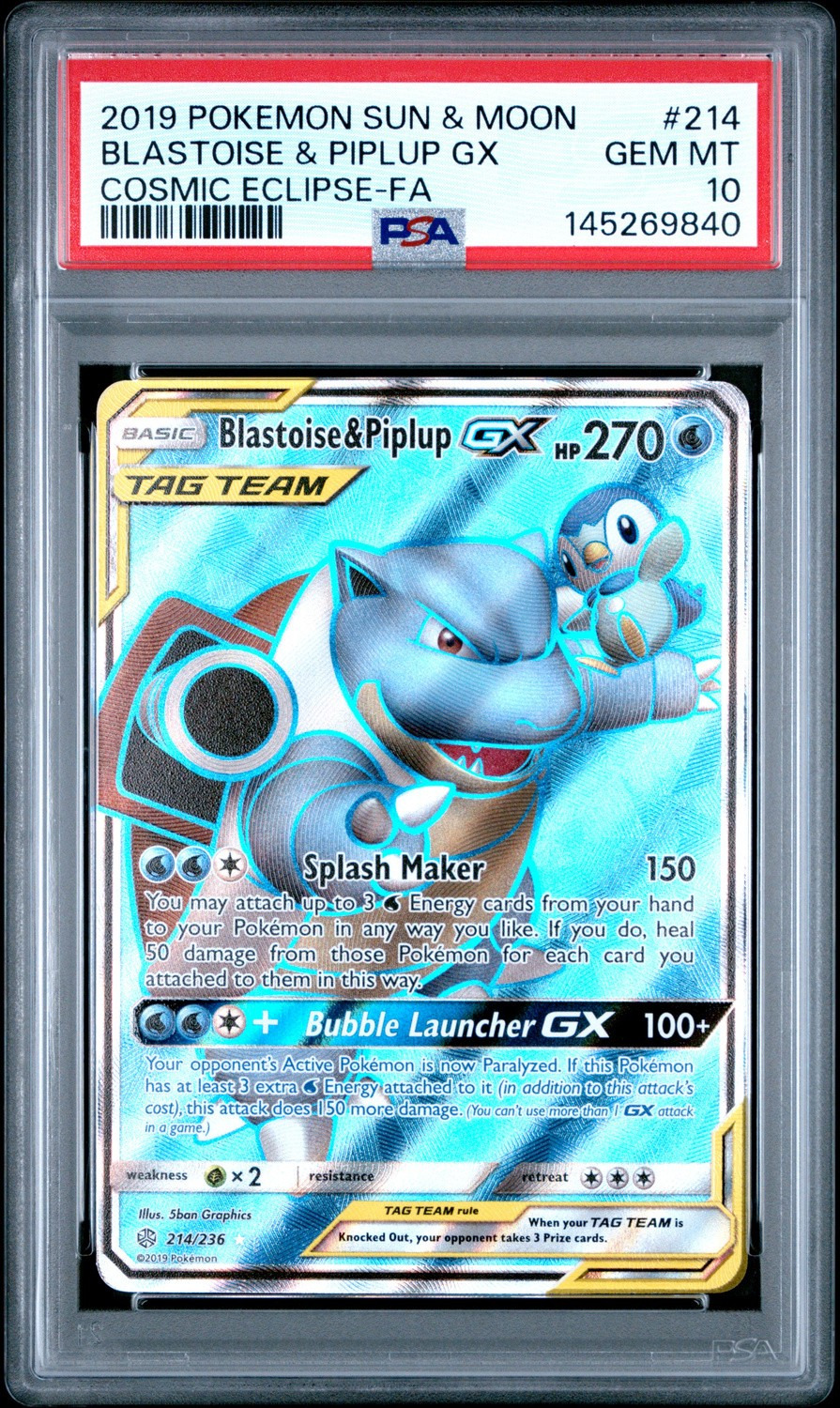 Blastoise & Piplup GX