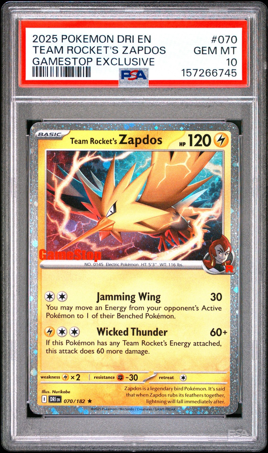 Team Rocket's Zapdos