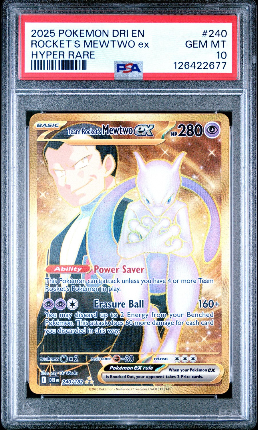 ROCKET'S MEWTWO ex