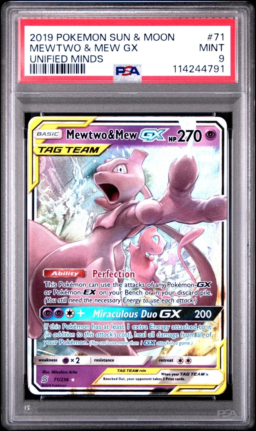 Mewtwo & Mew GX