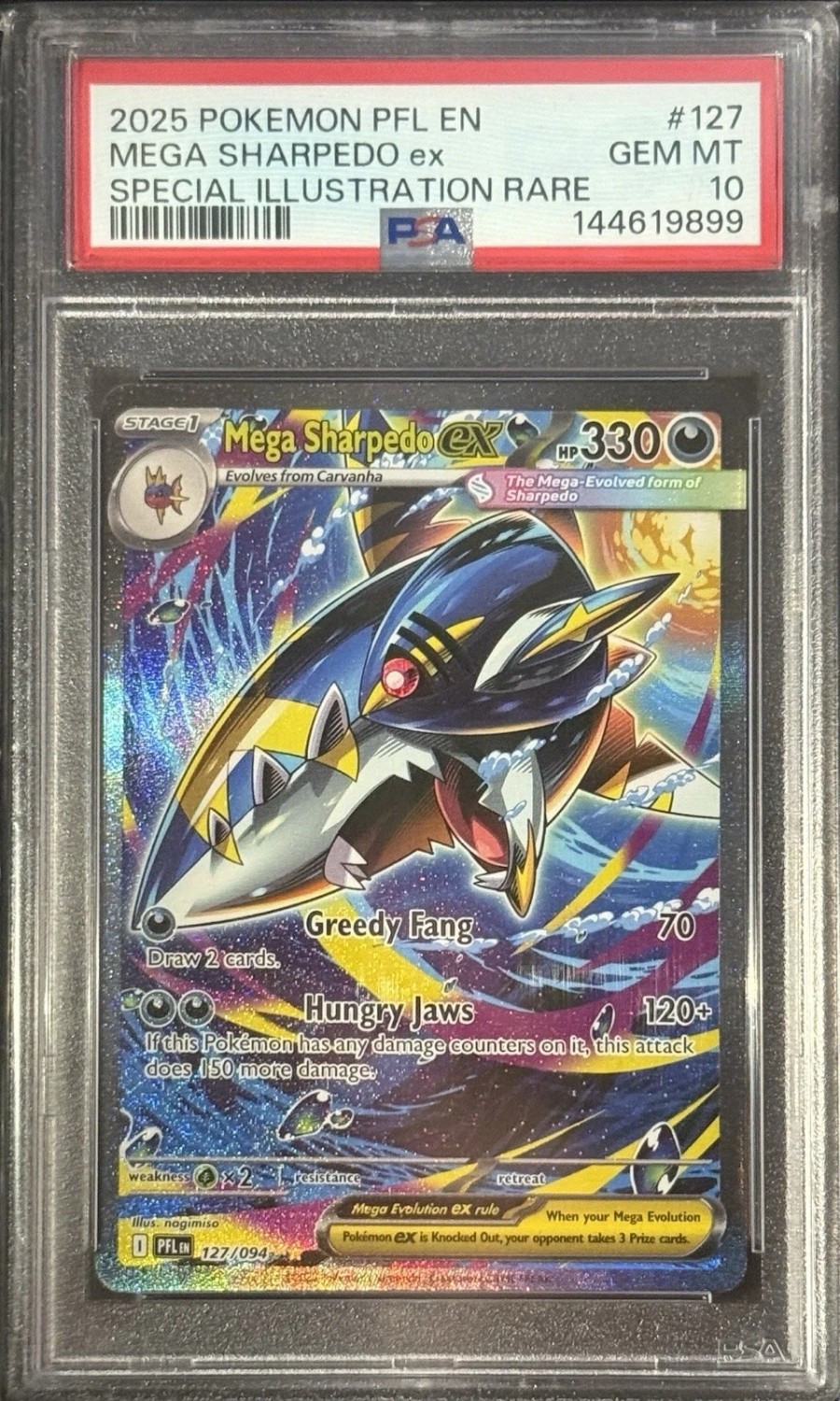 MEGA SHARPEDO ex