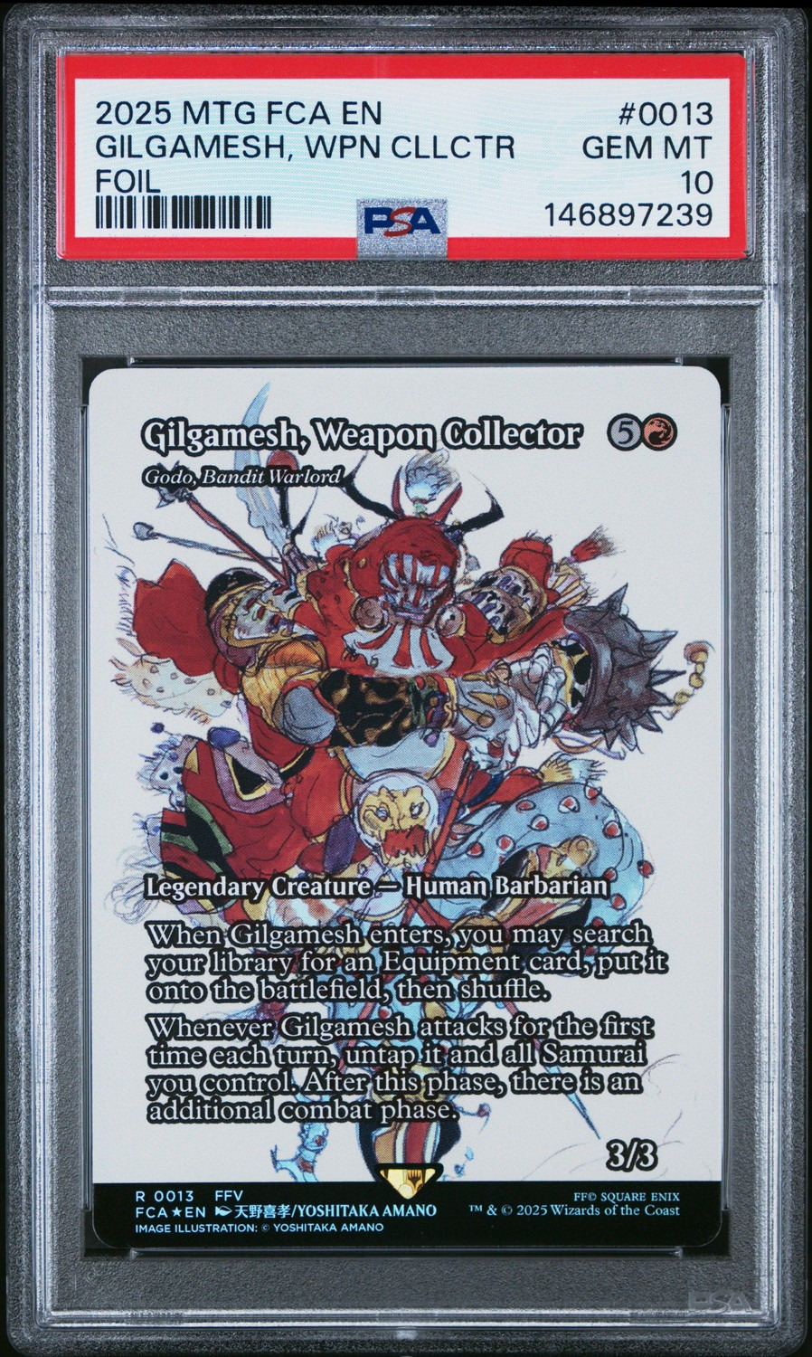 Gilgamesh, Weapon Collector