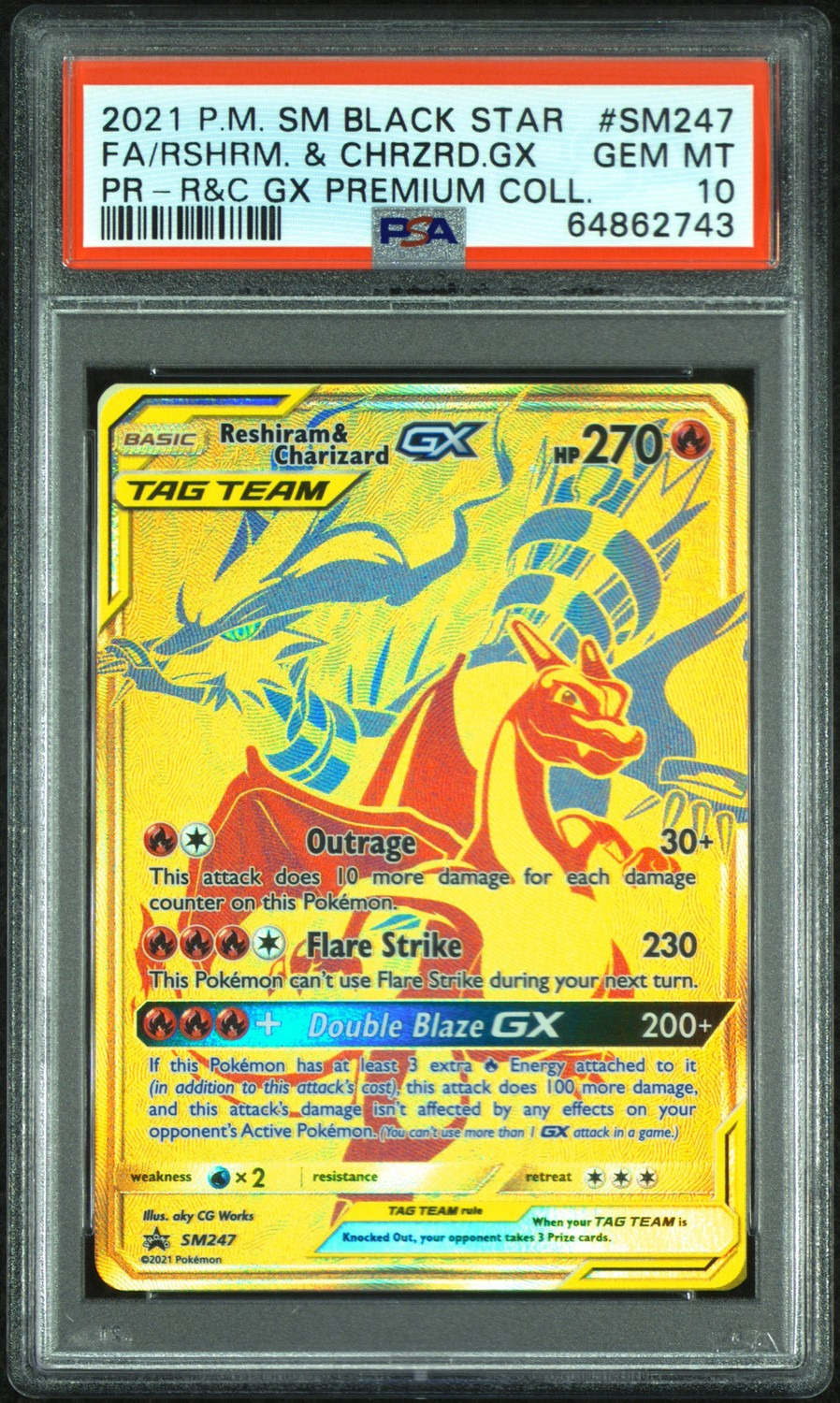 Reshiram & Charizard GX