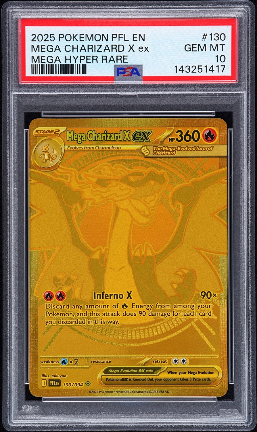 MEGA CHARIZARD X ex