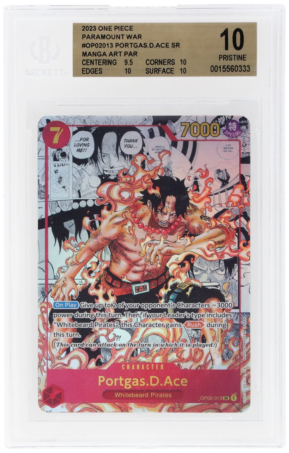 Portgas.D.Ace MANGA ART