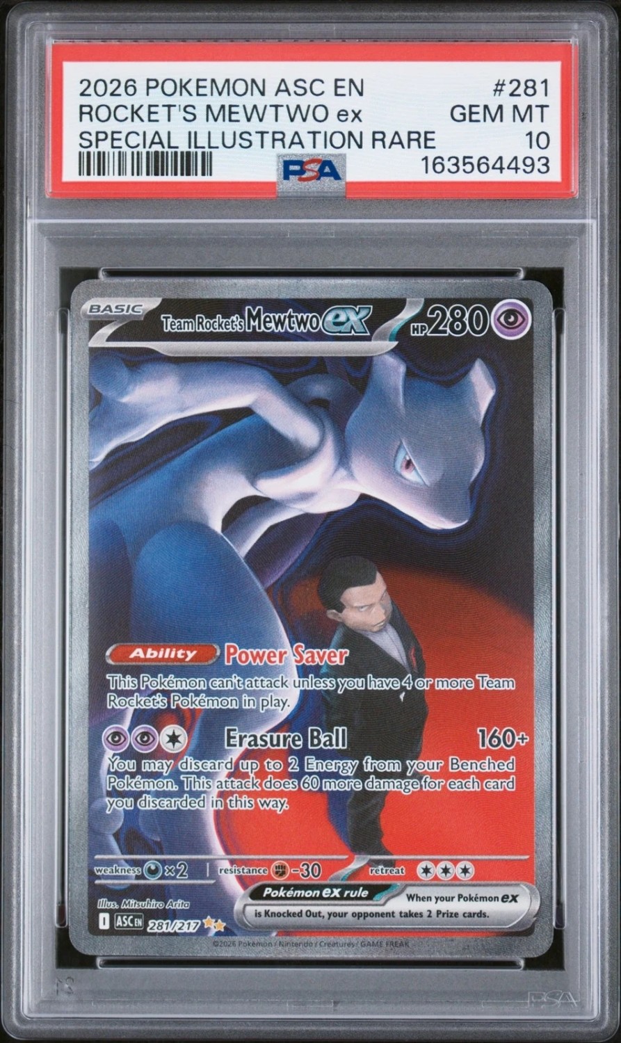 ROCKET'S MEWTWO ex