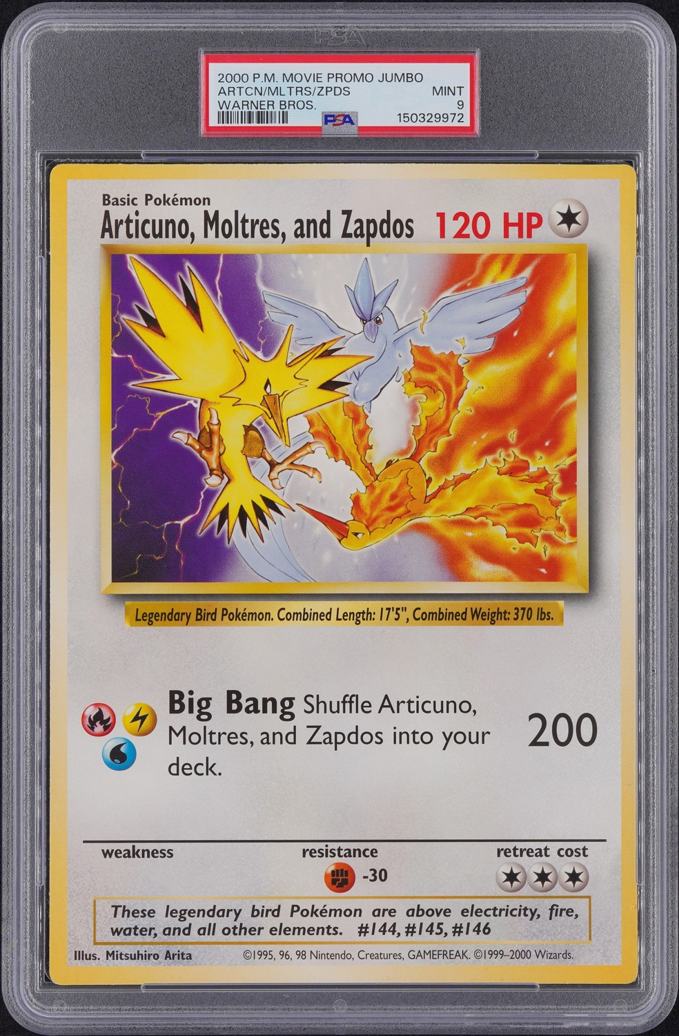 Articuno, Moltres, and Zapdos