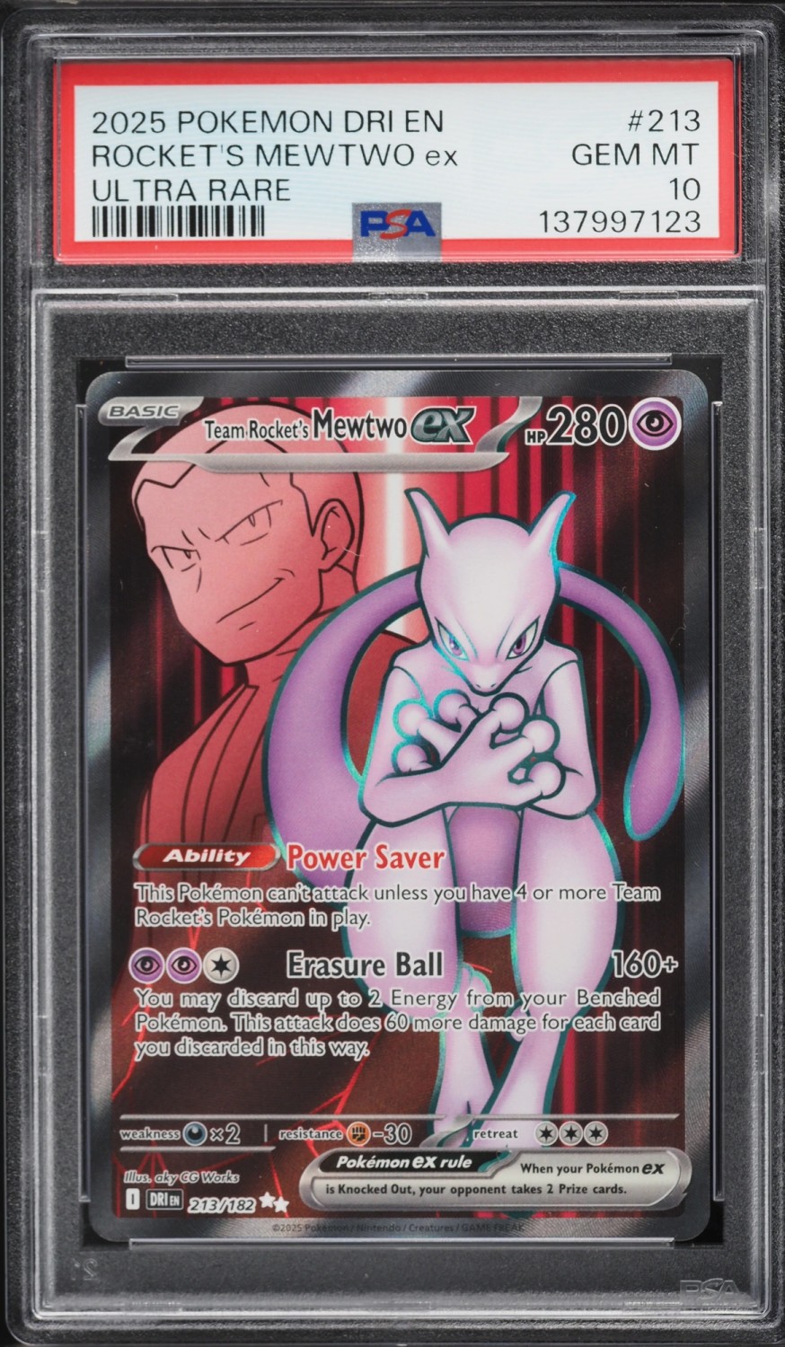 ROCKET'S MEWTWO ex