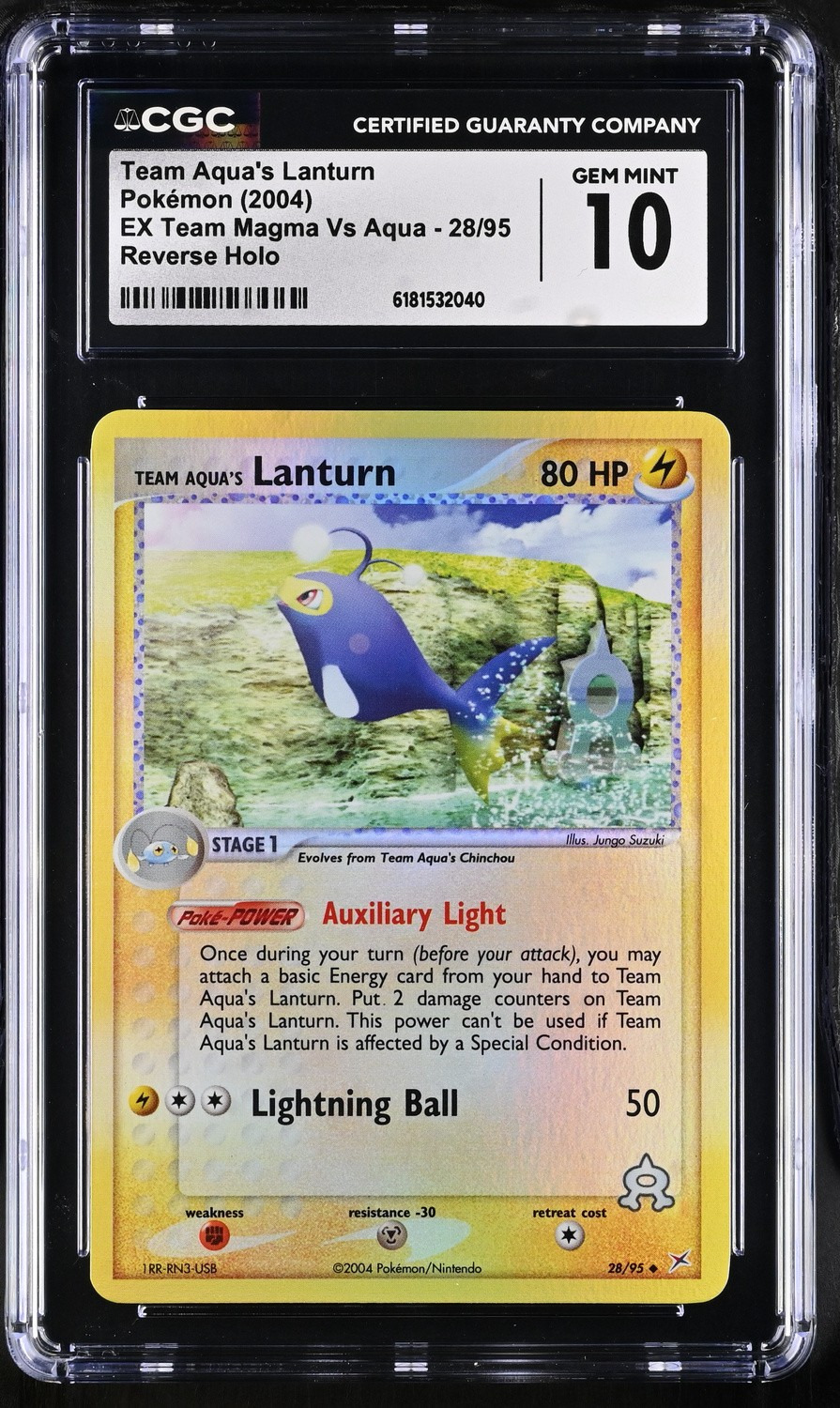 Team Aqua's Lanturn