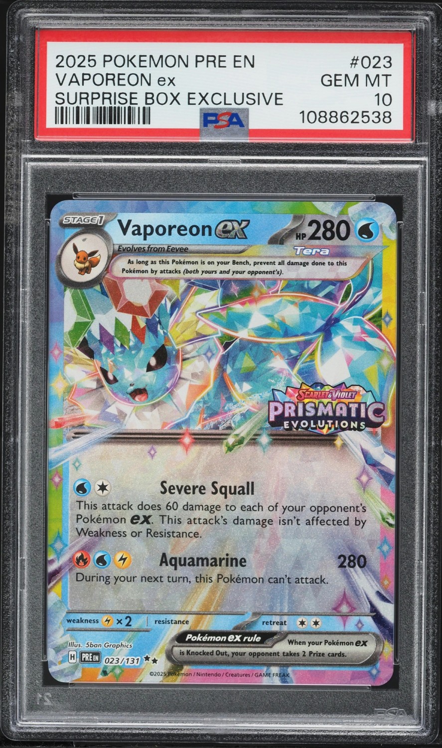 VAPOREON ex