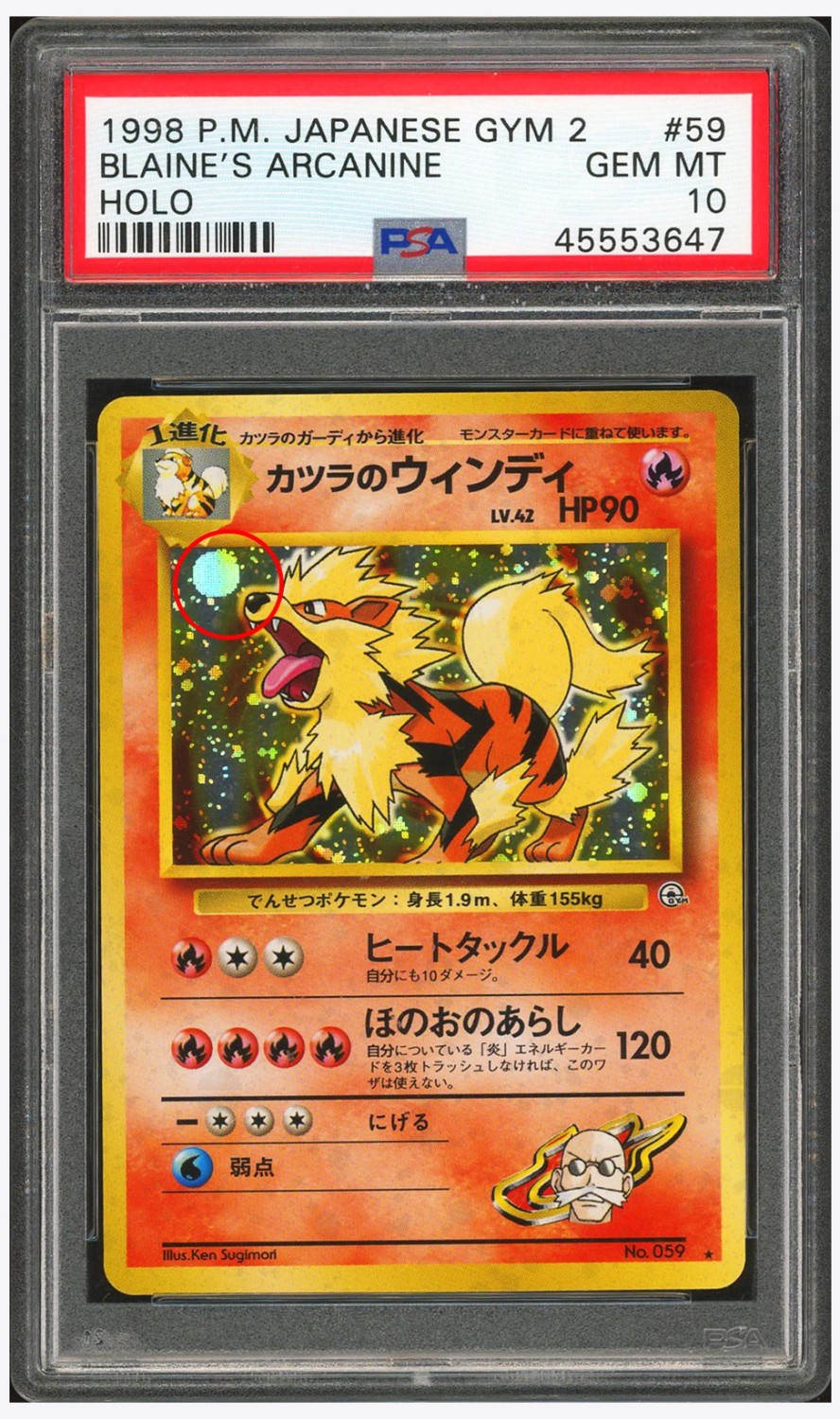 BLAINE'S ARCANINE