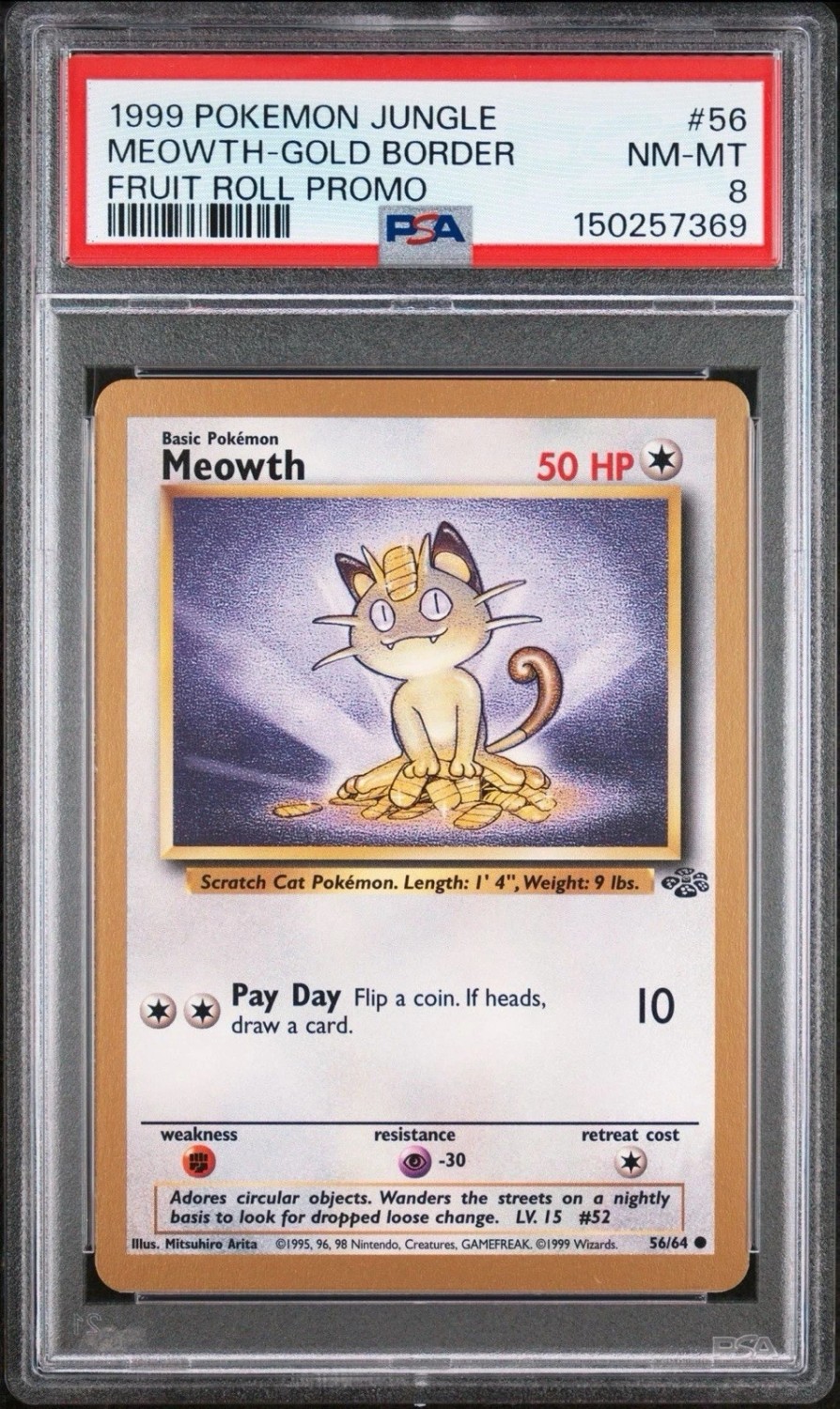 Meowth-Gold Border