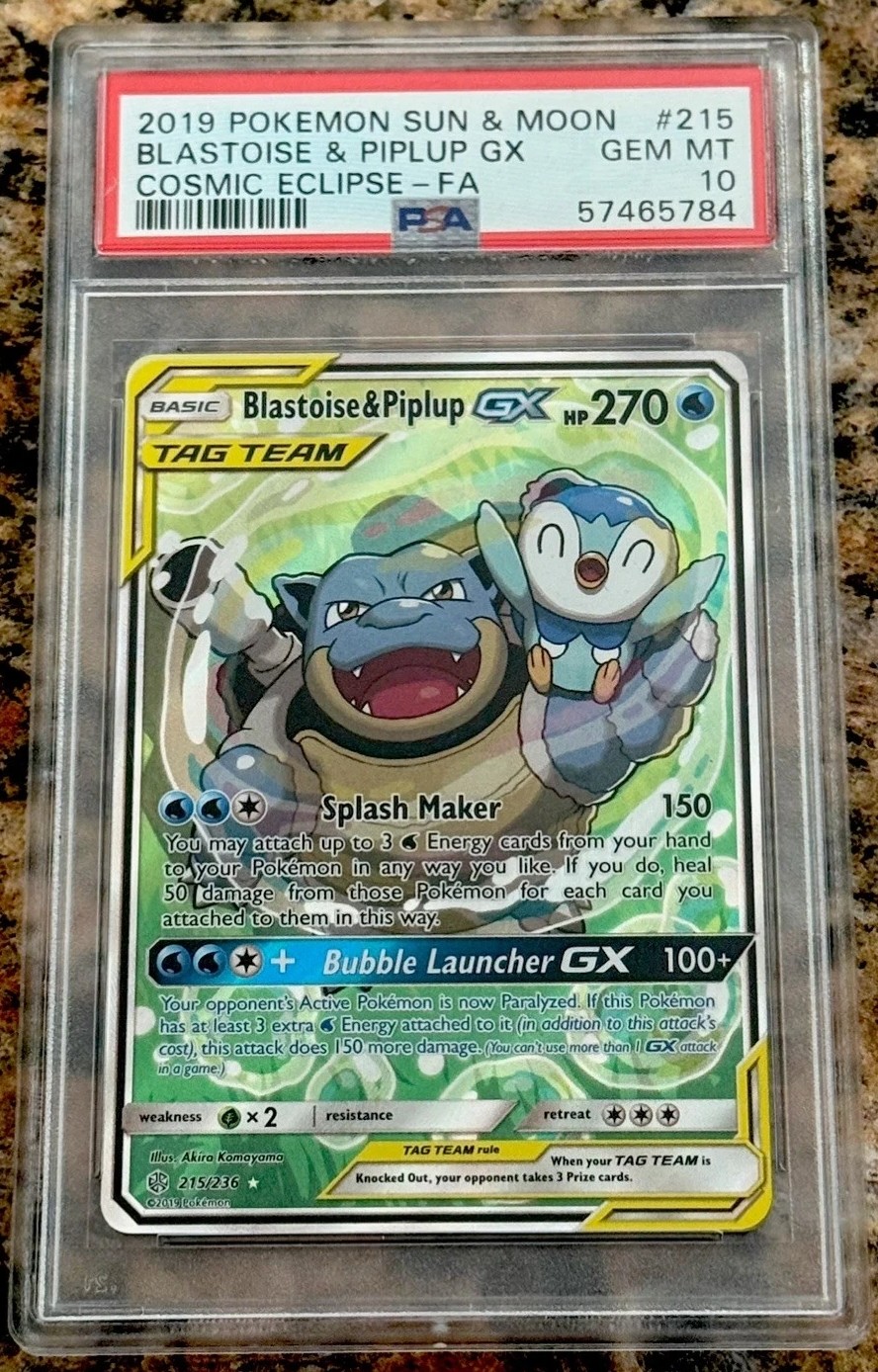 Blastoise & Piplup Gx