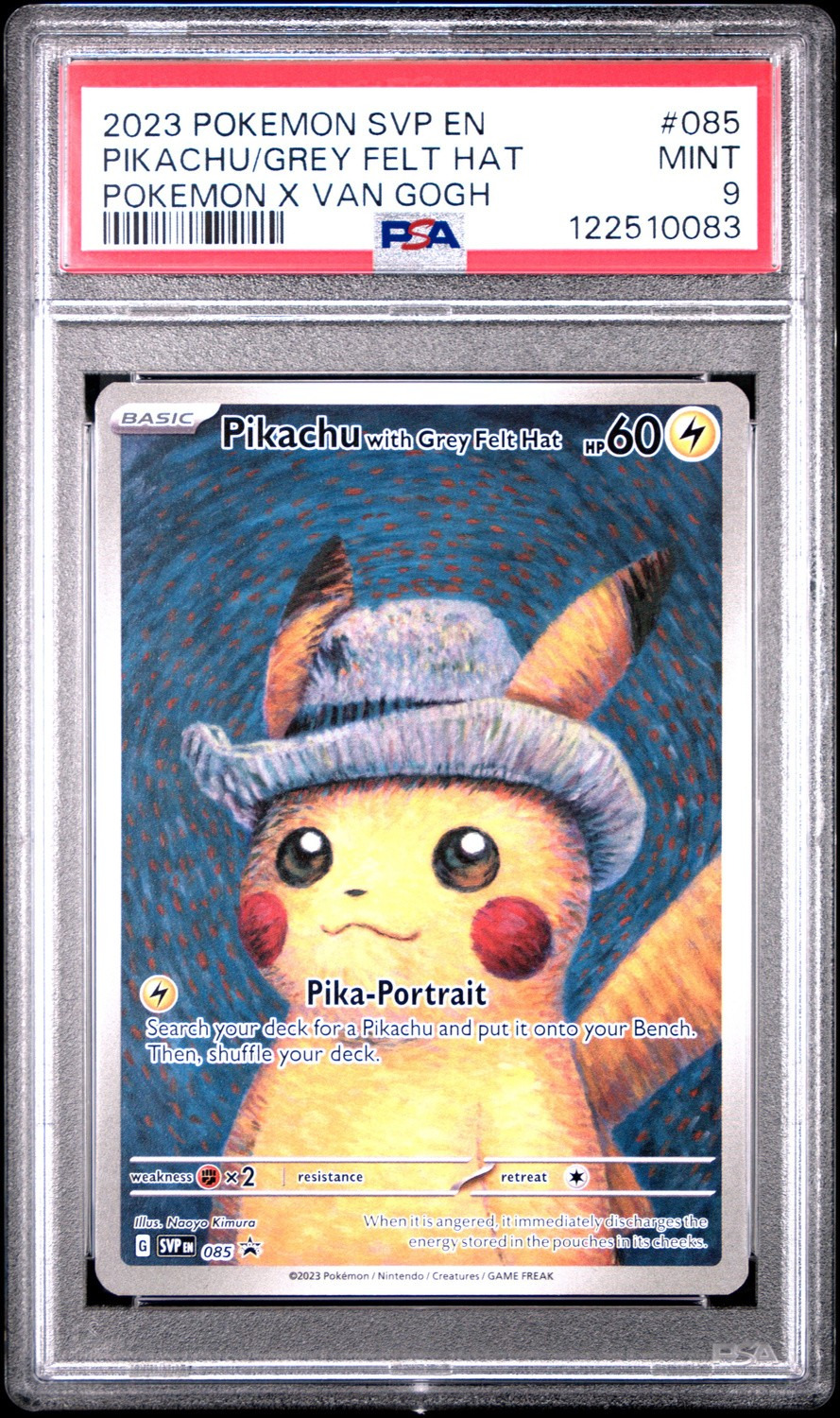 Pikachu/Grey Felt Hat