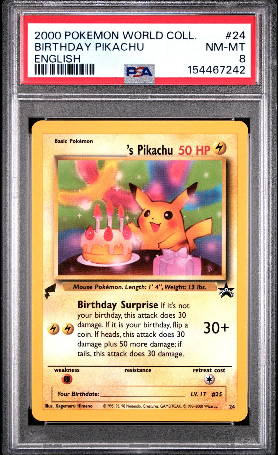 BIRTHDAY PIKACHU