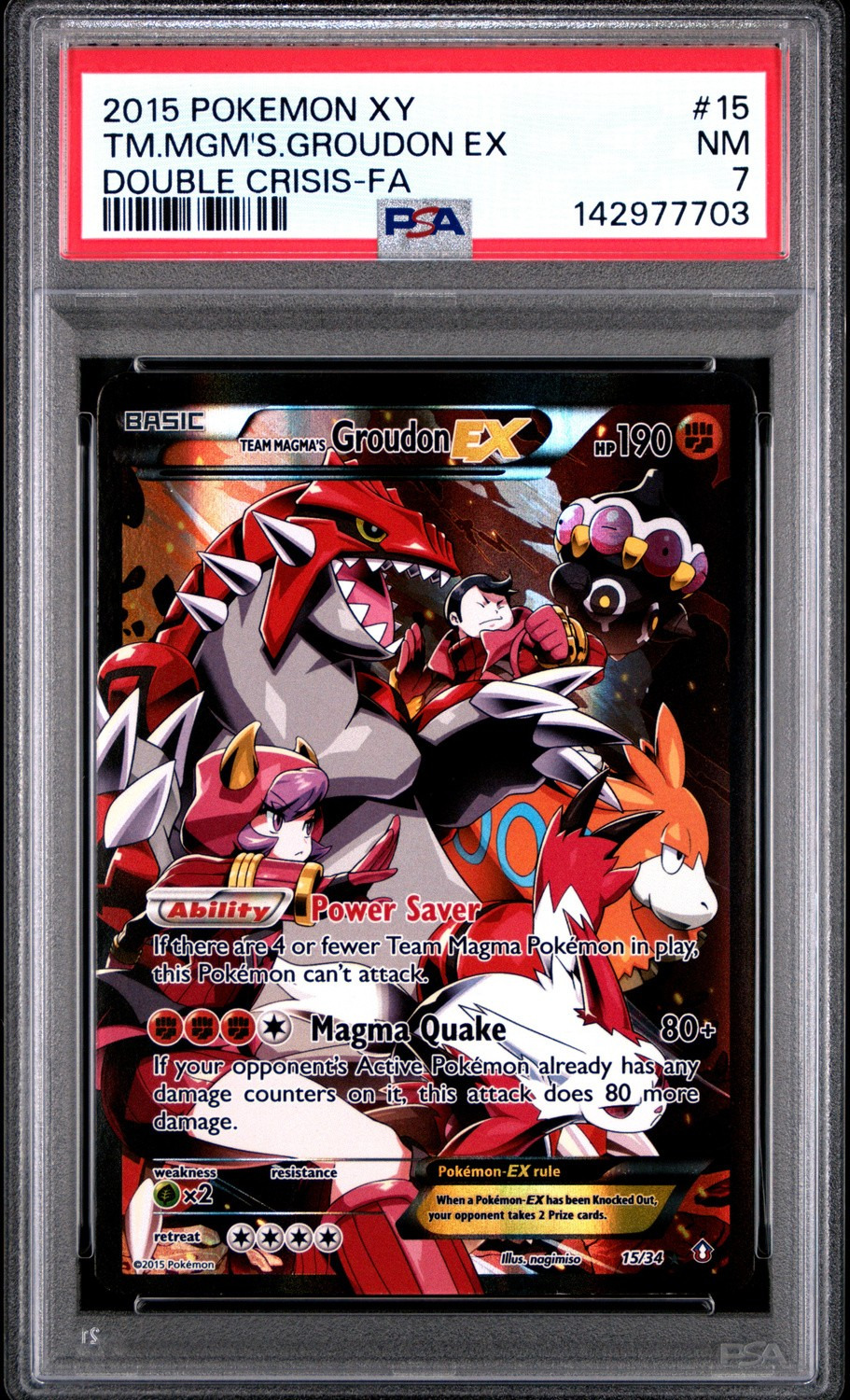 Team Magma's Groudon EX