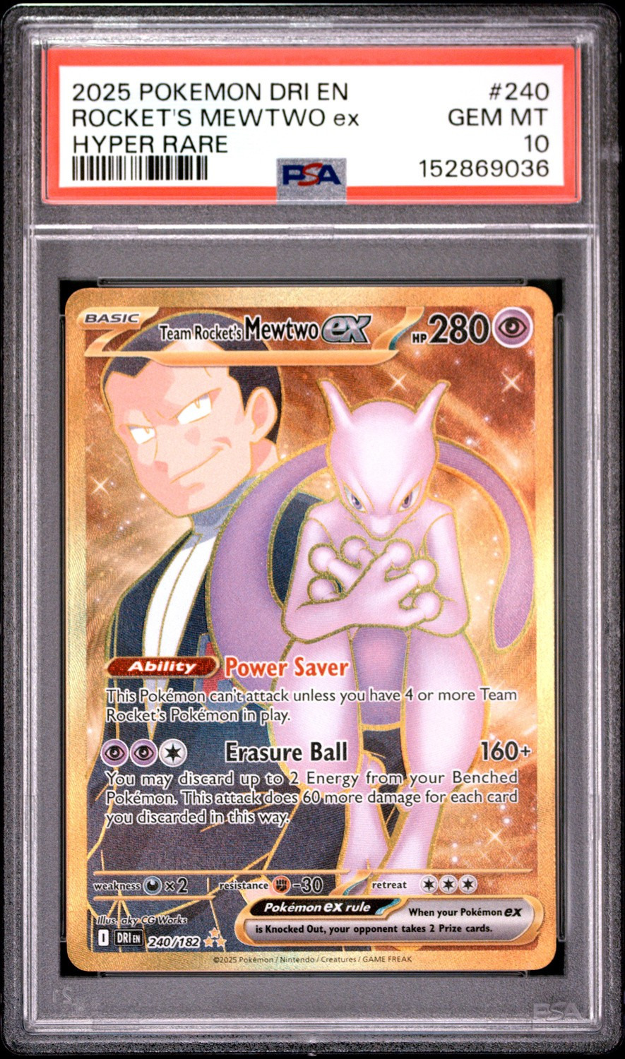 ROCKET'S MEWTWO ex
