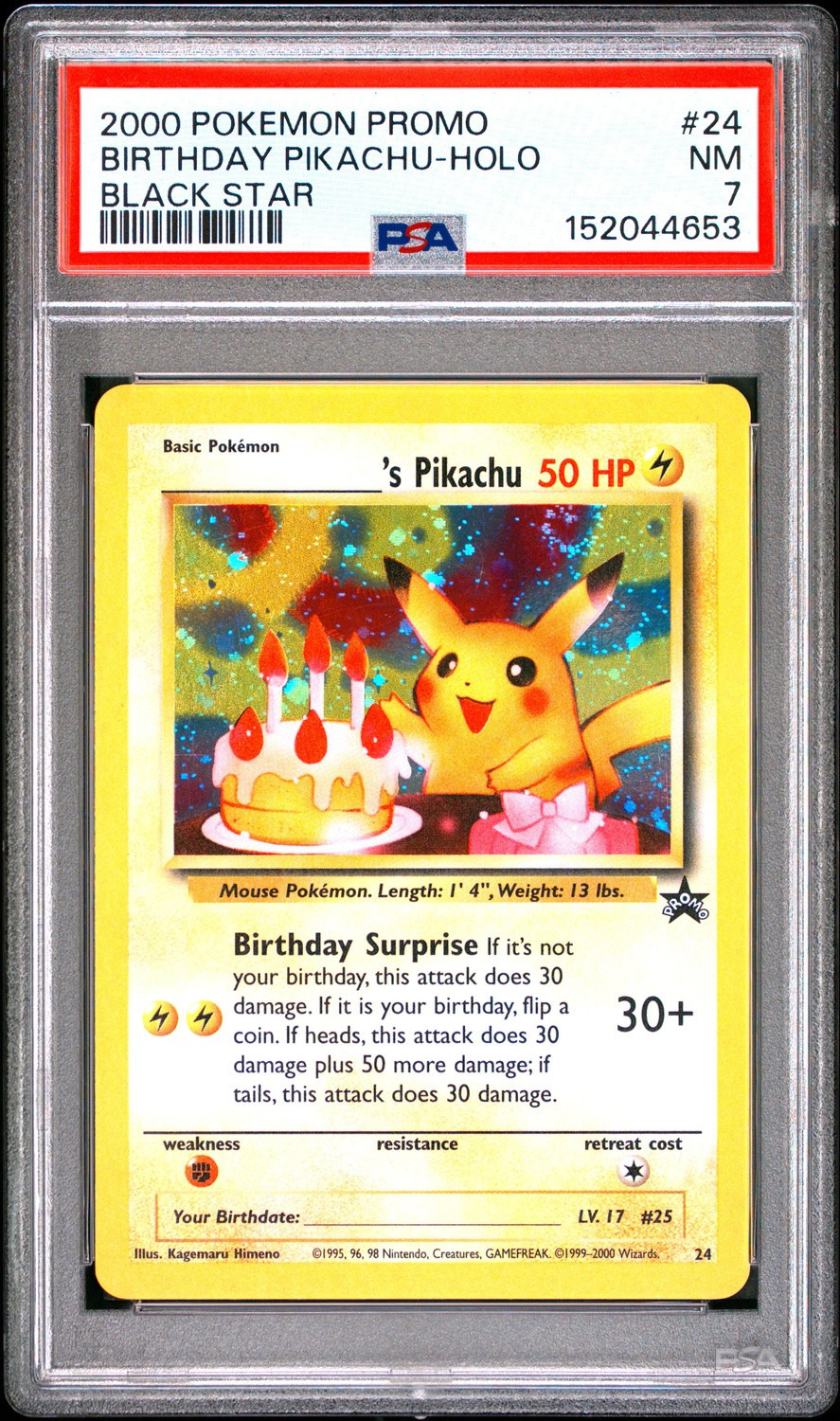 BIRTHDAY PIKACHU
