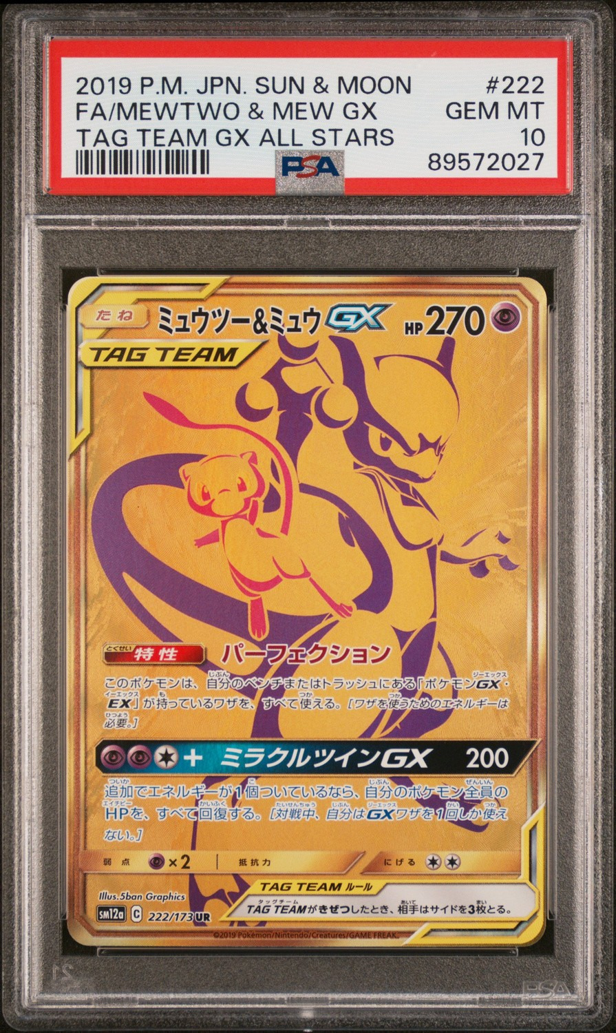 Mewtwo & Mew GX