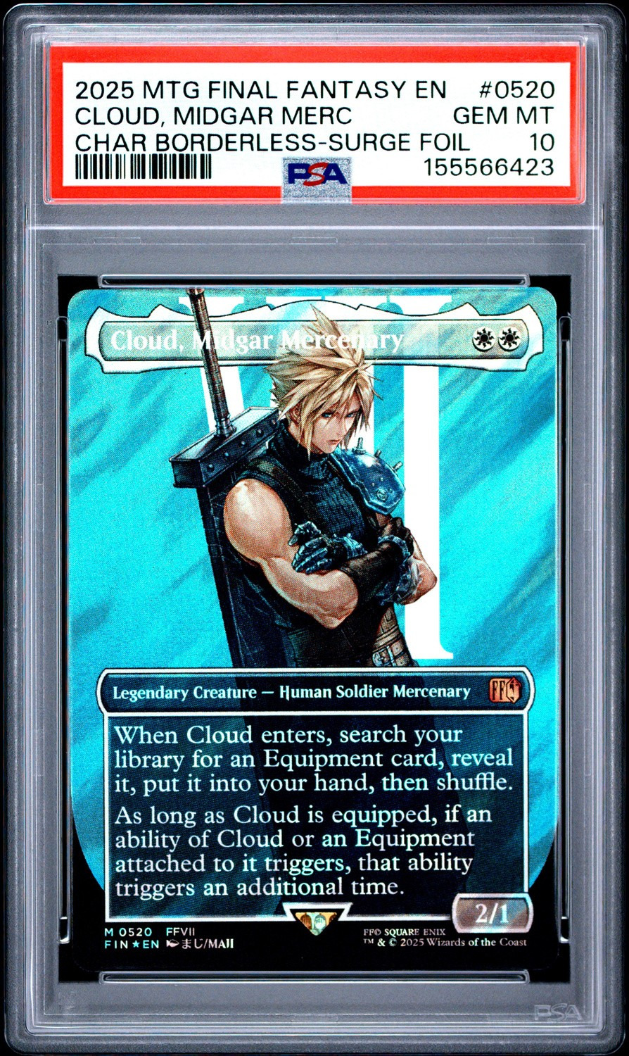 Cloud, Midgar Mercenary BORDERLESS SURGE FOIL M