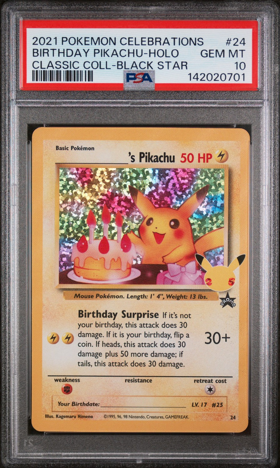 Birthday Pikachu