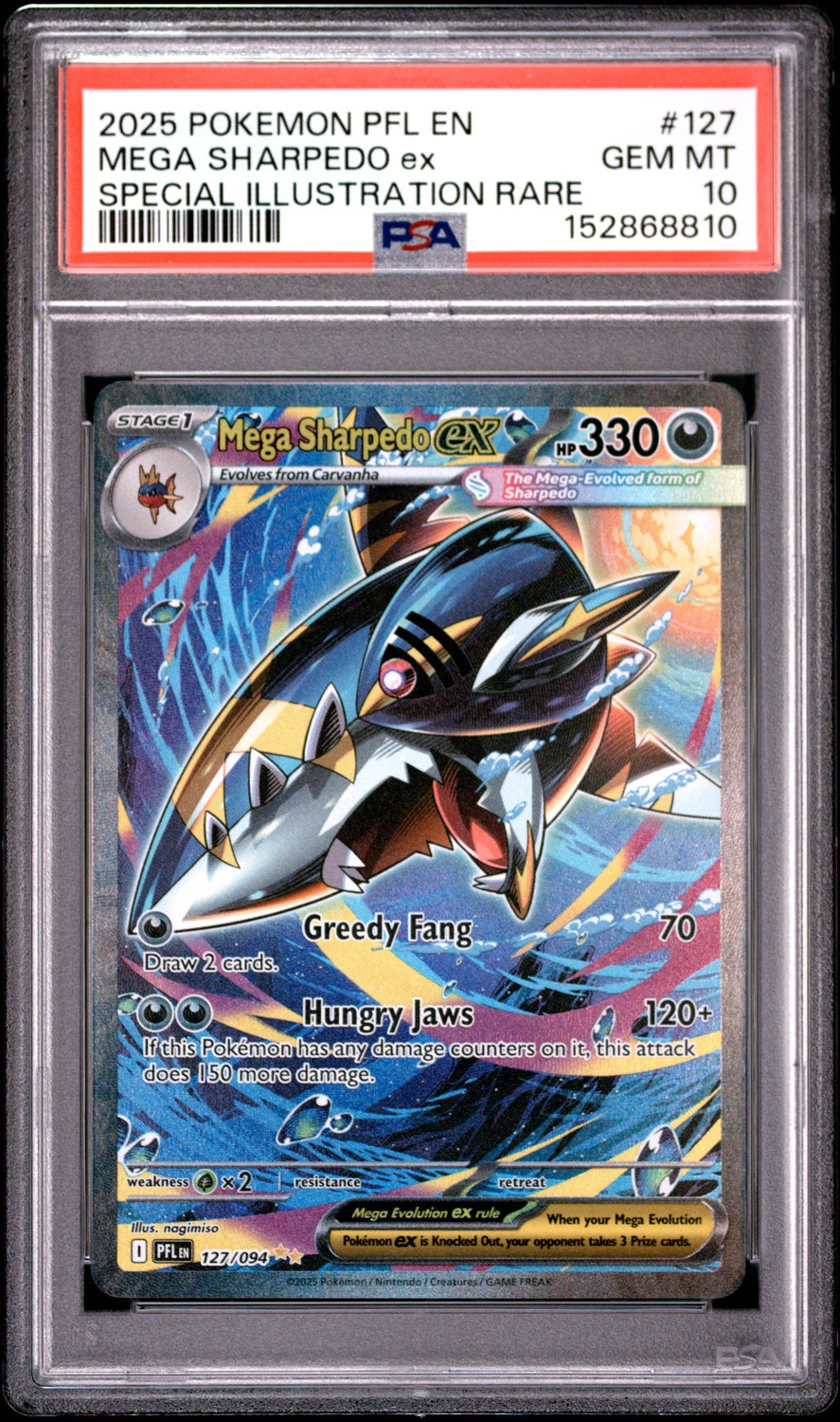 MEGA SHARPEDO ex