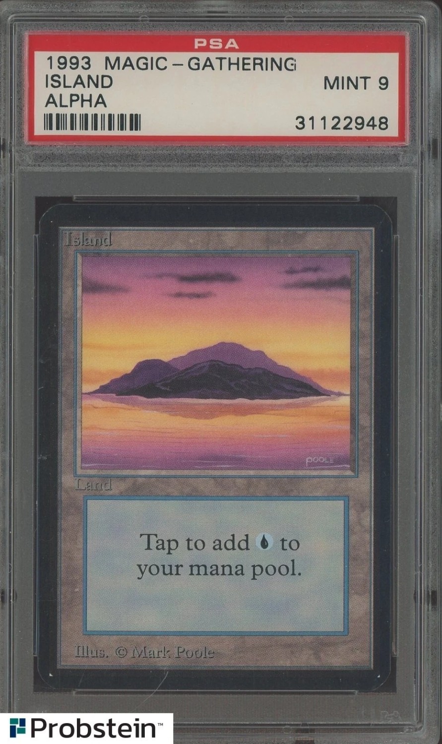 Island (Orange/Yellow Sky)