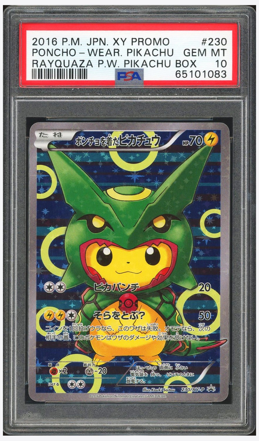 Poncho-Wearing Pikachu