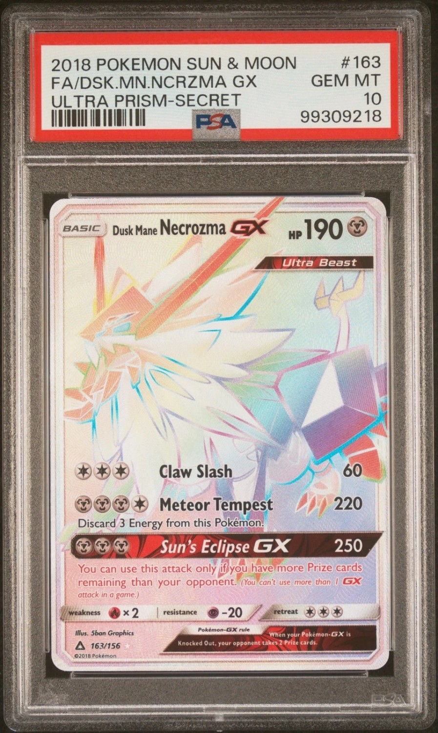Dusk Mane Necrozma GX