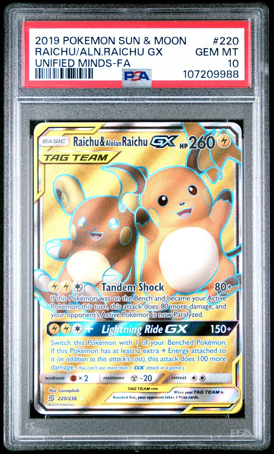 RAICHU/ALN.RAICHU GX