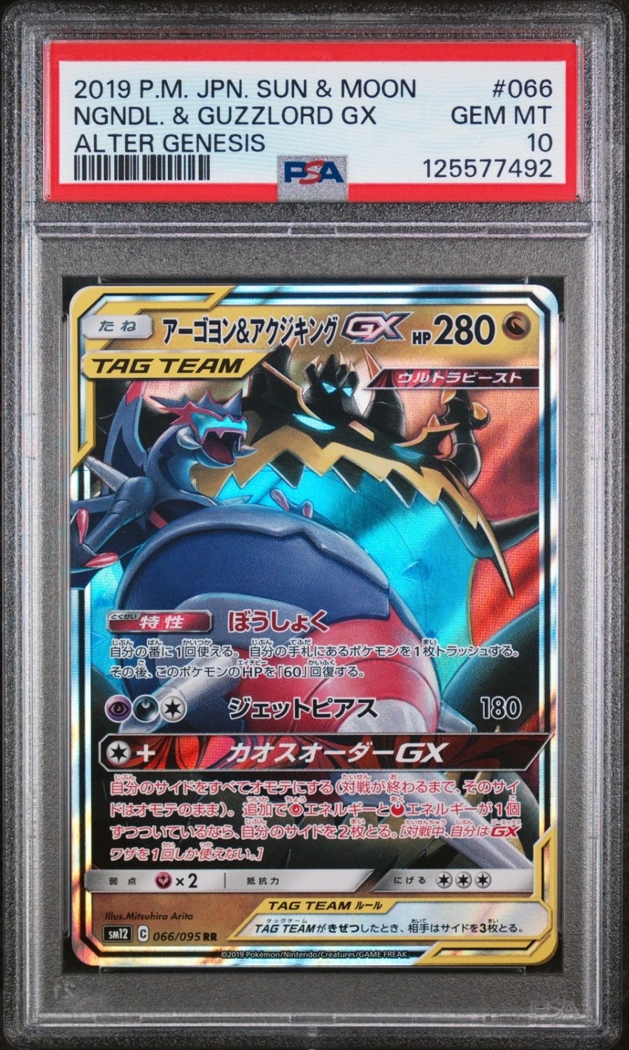 Naganadel & Guzzlord GX RR