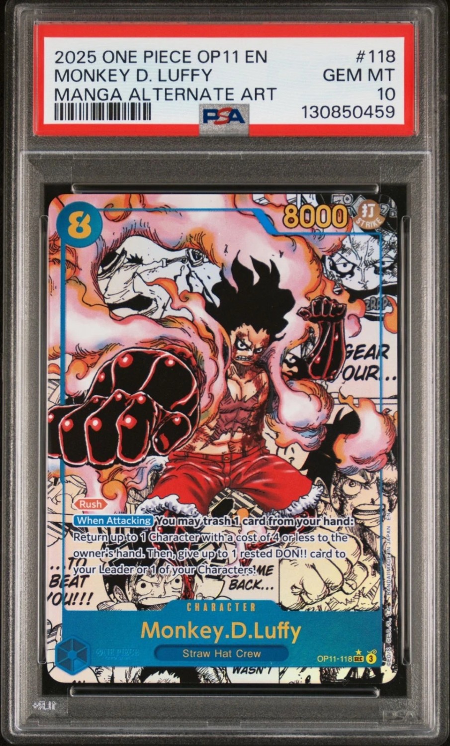 Monkey.D.Luffy MANGA ART SEC