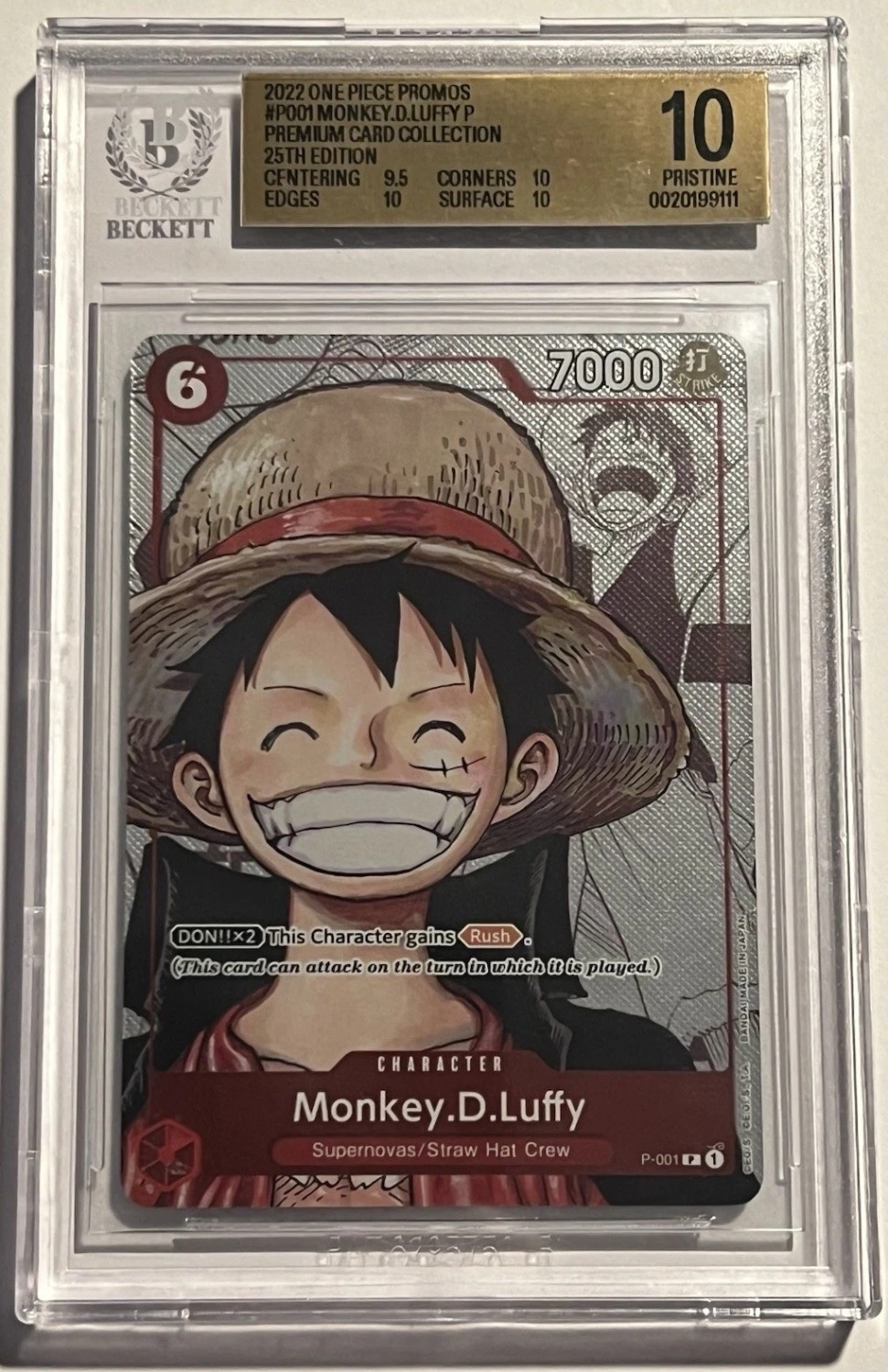 Monkey.D.Luffy P/(Premium Card Collection -25th Edition-)