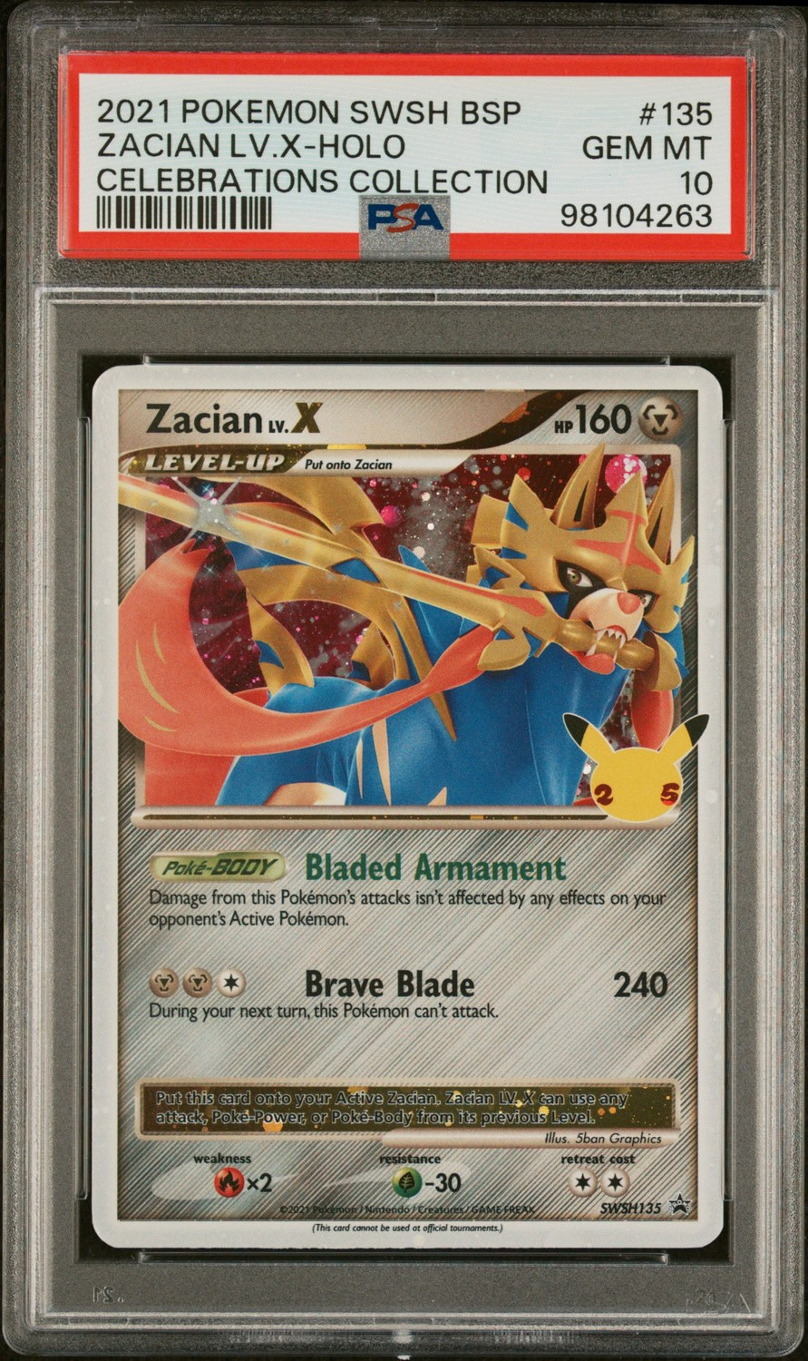 ZACIAN LV.X