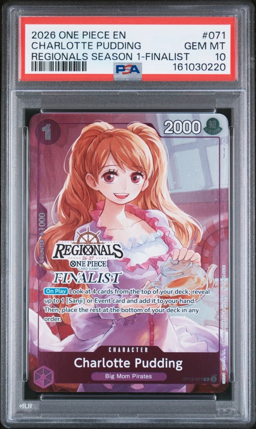 Charlotte Pudding