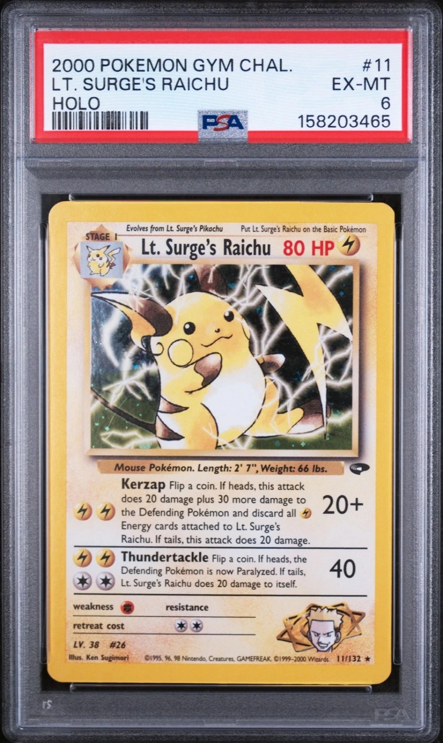 Lt. Surge's Raichu