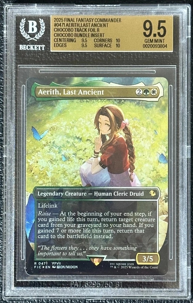 Aerith, Last Ancient CHOCOBO TRACK FOIL R/(Chocobo Bundle Insert)