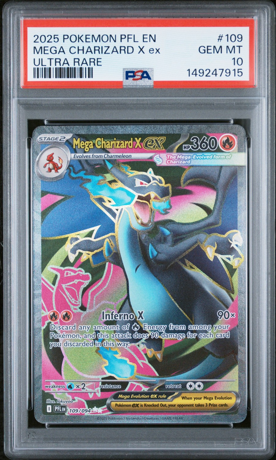 MEGA CHARIZARD X ex