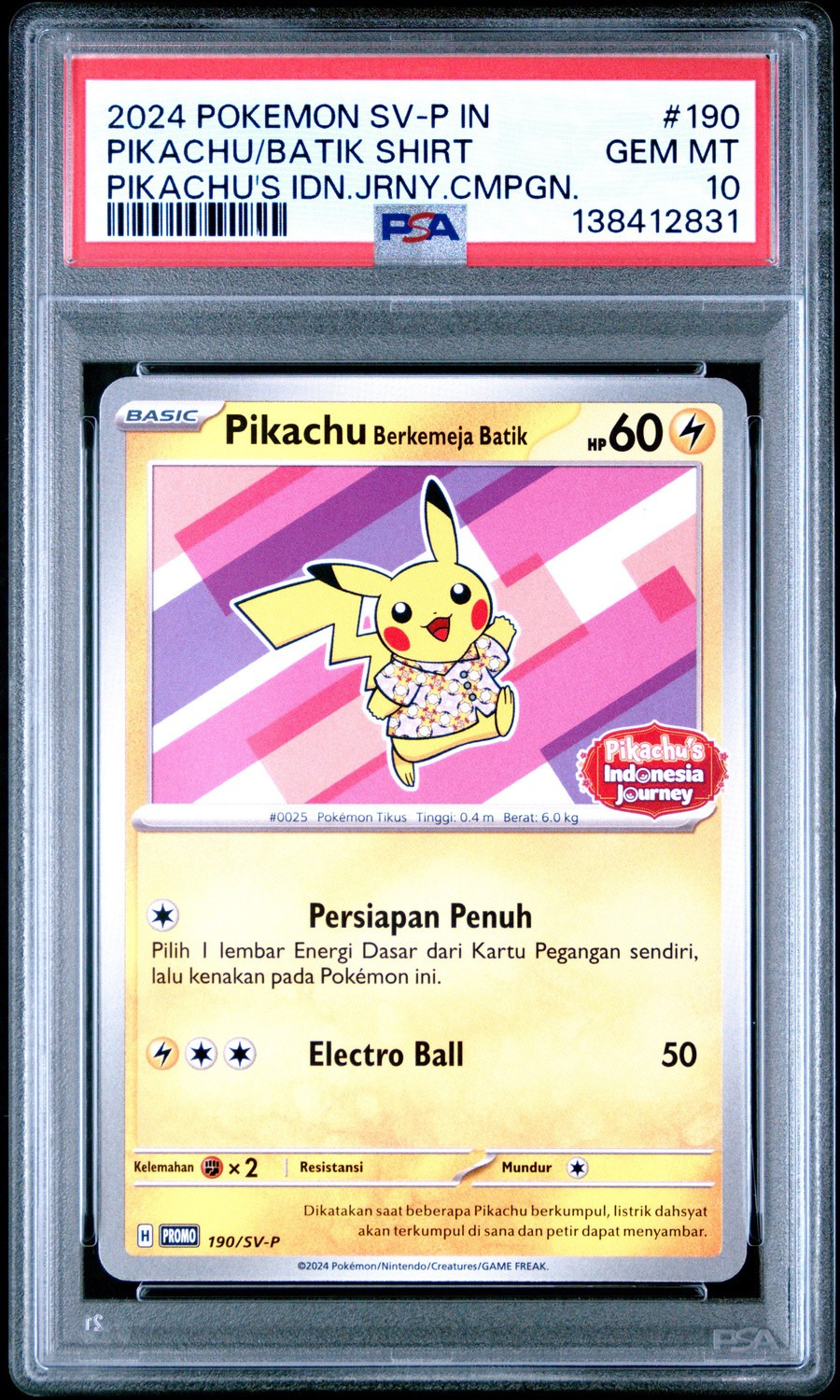 PIKACHU/BATIK SHIRT