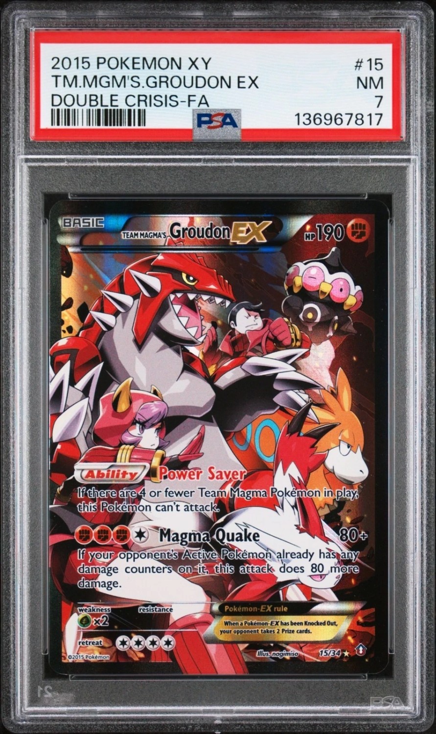 Team Magma's Groudon EX
